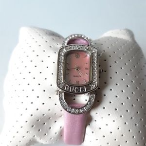 Paolo Gucci Rhinestones Pink watch